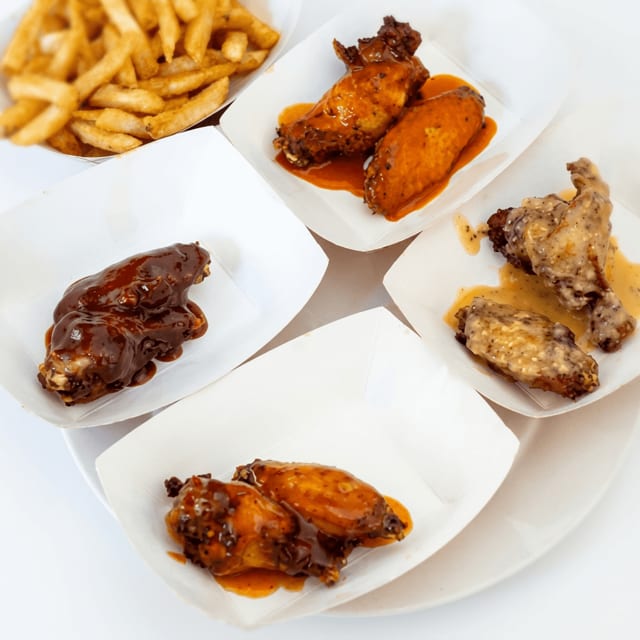 Wings + Fries.